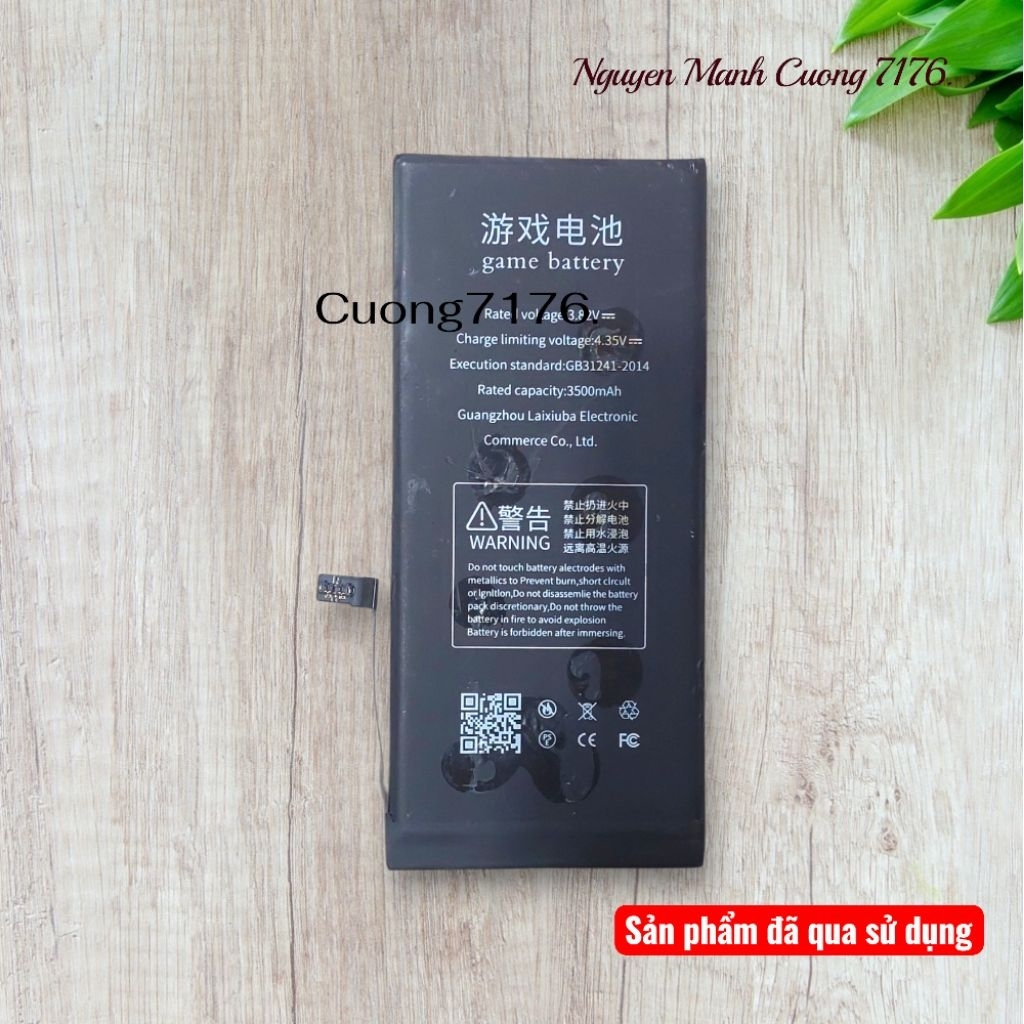 Pin Dung Lượng Cao (3650mAh) Đã Qua Sử Dụng Còn 100% Hãng Yixiu