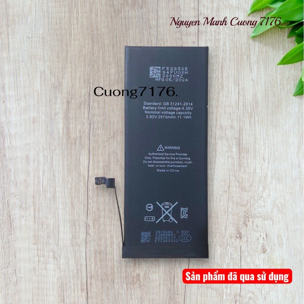 Pin Tiêu Chuẩn (2915) Đã Qua Sử Dụng Còn 100% Dành Cho 6 Plus Hãng DV | BigBuy360 - bigbuy360.vn