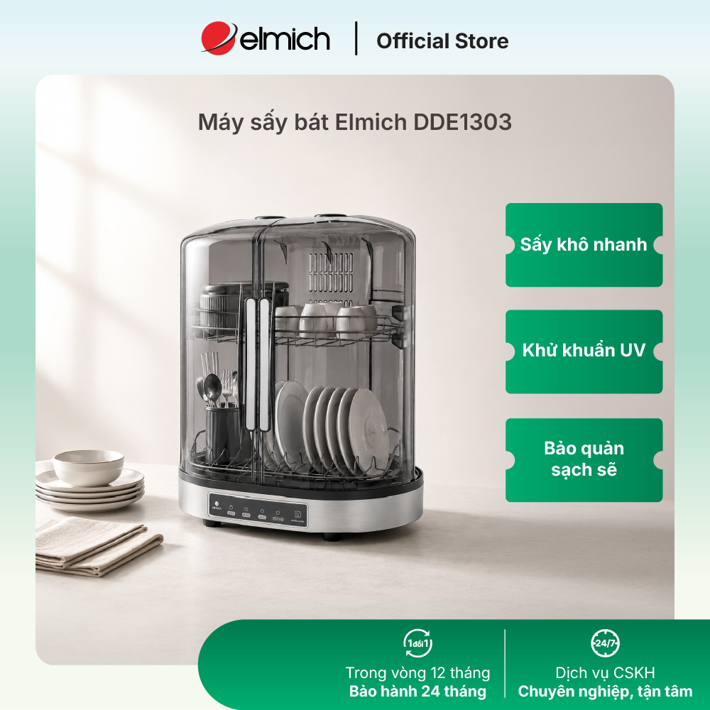 Máy sấy bát Elmich DDE1303