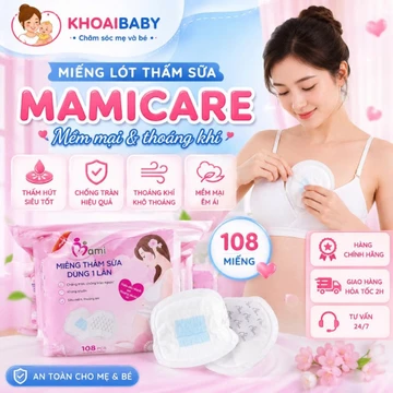 Miếng lót thấm sữa, Lót thấm sữa mamicare108 miếng dán thấm sữa mỏng, thấm, chống tràn-babystar