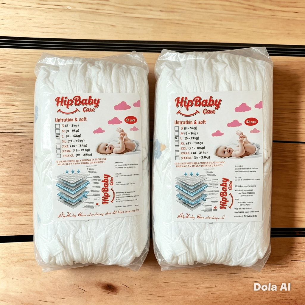 Tã/Bỉm Quần JOLIE 50 Miếng Siêu Thấm Hút Mềm Mịn Thoáng Khí Chống Tràn Khô Thoáng Full Size M/L/XL/XXL/3XL Cho Bé Êm Ái!