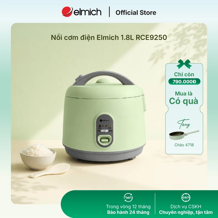 Nồi cơm điện Elmich Ceramic 1.8L RCE9250