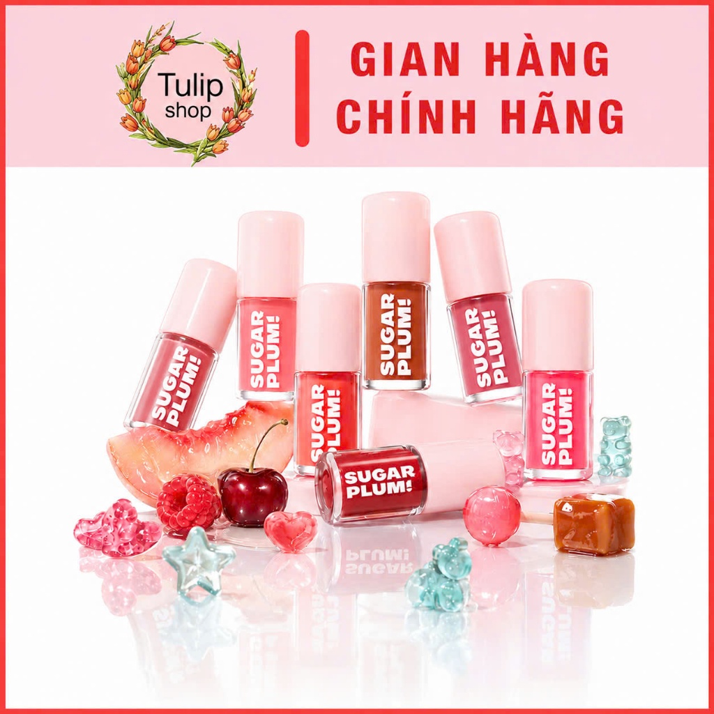 Son Bóng Dưỡng Môi Mọng Ẩm Mềm Xinh, Nhẹ Môi Không Dính, Màu Trong Trẻo SUGARPLUM Delish Lip Oil (3.4g)