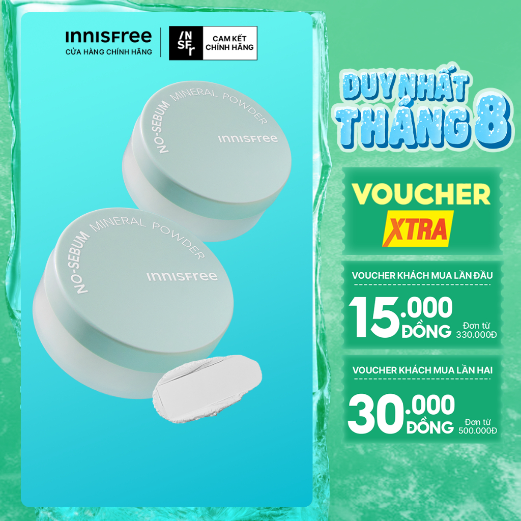 Phấn Phủ Kiềm Dầu Bột Khoáng Innisfree No Sebum Mineral 5G