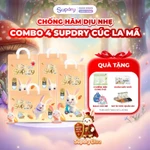 (KÈM QUÀ) COMBO 4 Tã Bỉm Supdry Ultra Cam Cao Cấp – Dịu Nhẹ, Chống Hăm Cho Da Bé Nhạy Cảm (Dán/Quần | NB–XXXL | 4–20kg) — ảnh 1