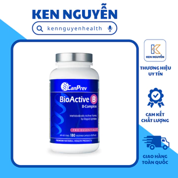CanPrev BioActive B-Complex Vitamin B Phức Hợp Hoạt Tính Hỗ Trợ Chuyển Hóa Năng Lượng Thần Kinh Gan