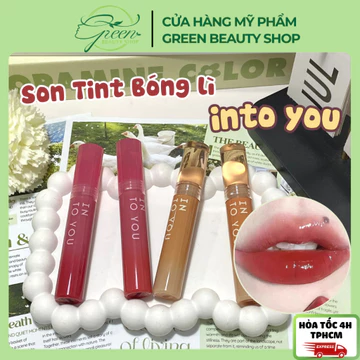 Son Tint Bóng Li Into You Watery Lip Gloss Chính Hãng Dưỡng Môi Căng Mọng Khóa Màu Lâu Trôi