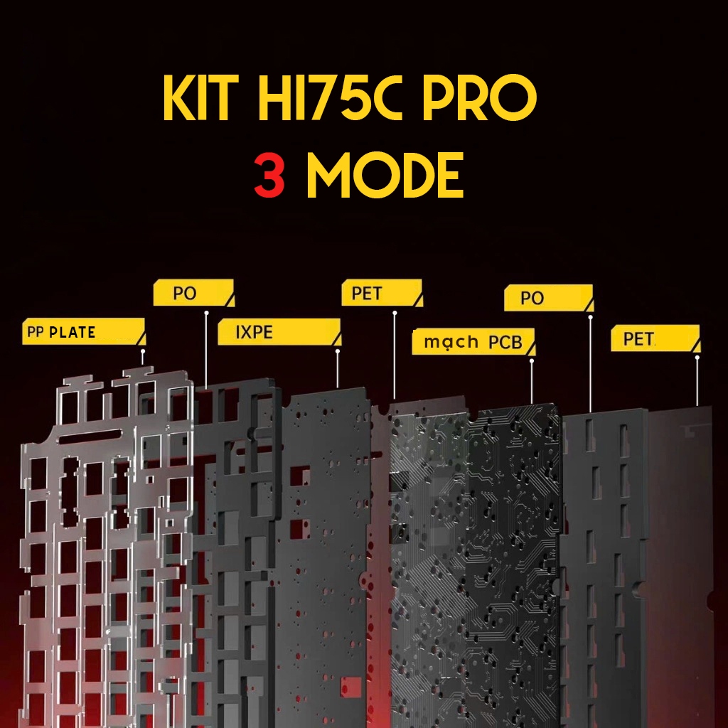 Bàn phím cơ leobog Hi75C Pro Nhôm (3 Mode | Hot Swap | 4000mah) | BigBuy360 - bigbuy360.vn