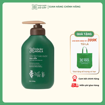 Sữa Tắm Thảo Dược Địa Liền 500g - Hương Thơm Tỉnh Thức Mọi Giác Quan | Thảo Dược Cỏ Cây