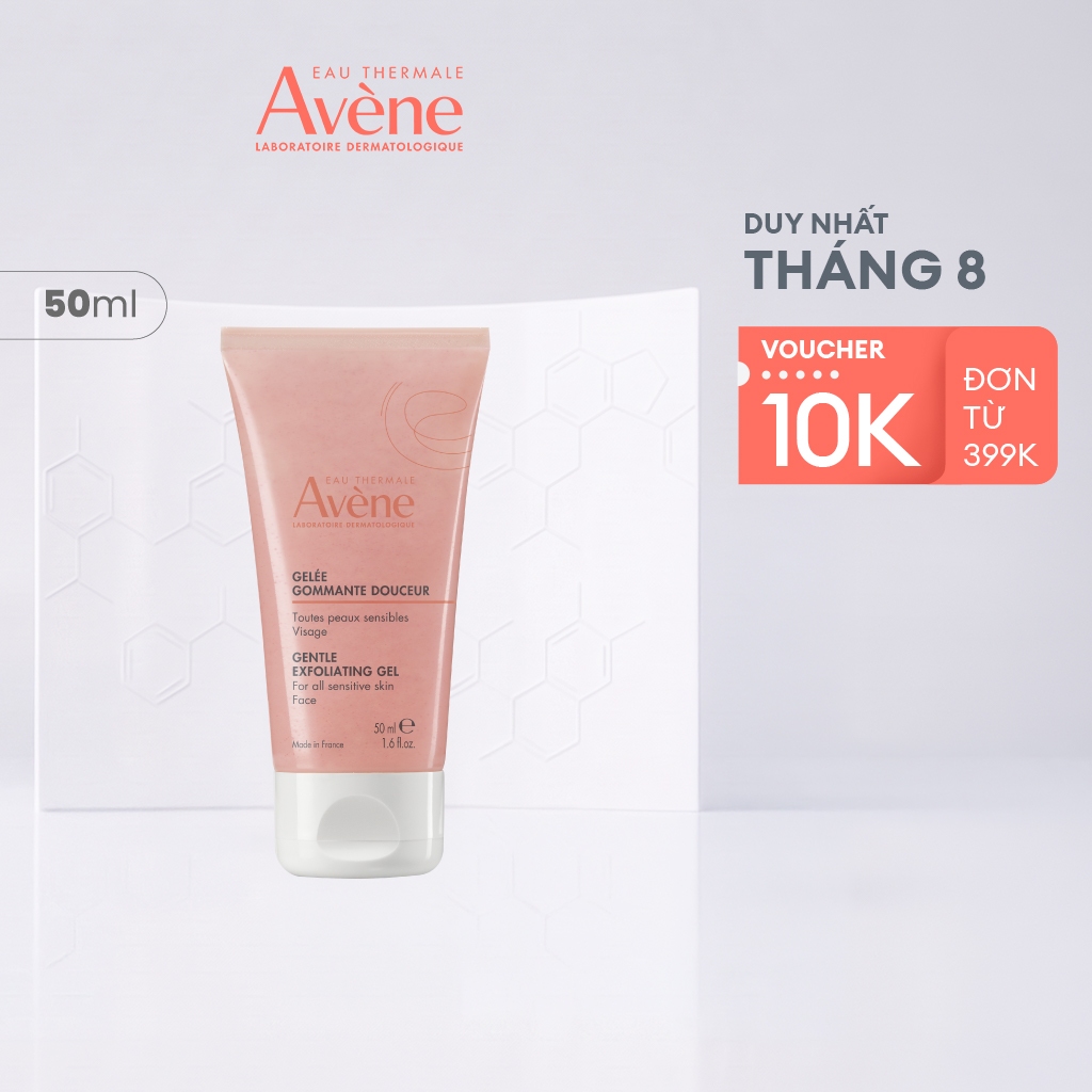 Gel tẩy tế bào chết Eau Thermale Avène ESSENTIEL Gentle Exfoliating Gel 50ml làm mịn da kể cả da nhạy cảm