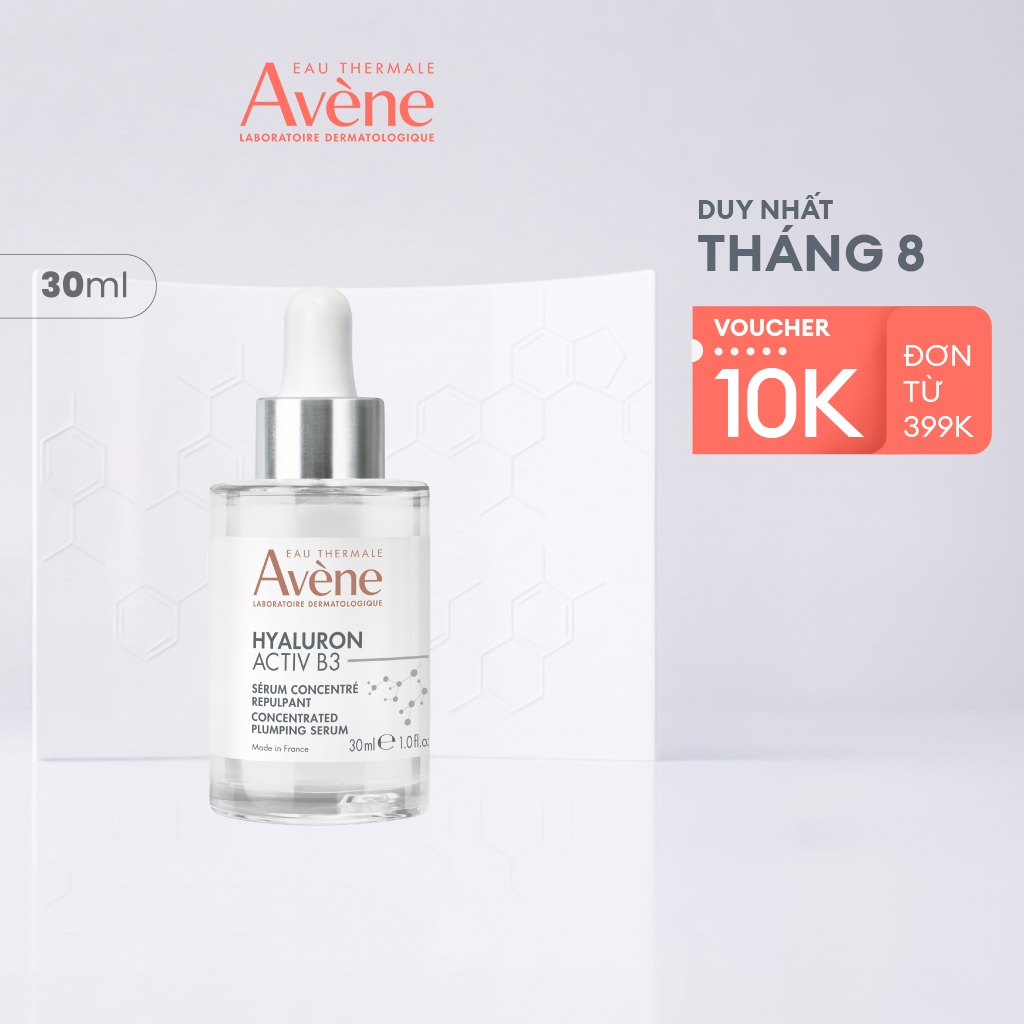 Tinh chất làm mờ nếp nhăn Eau Thermale Avène HYALURON ACTIV B3 Serum 30ml hỗ trợ làn da săn chắc, mịn màng