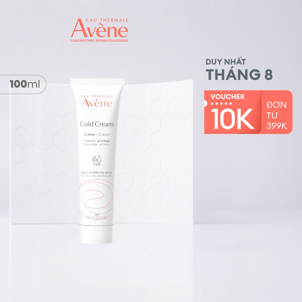 Kem Dưỡng Ẩm Avène Chuyên Biệt Cho Da Khô, Nhạy Cảm 100ml