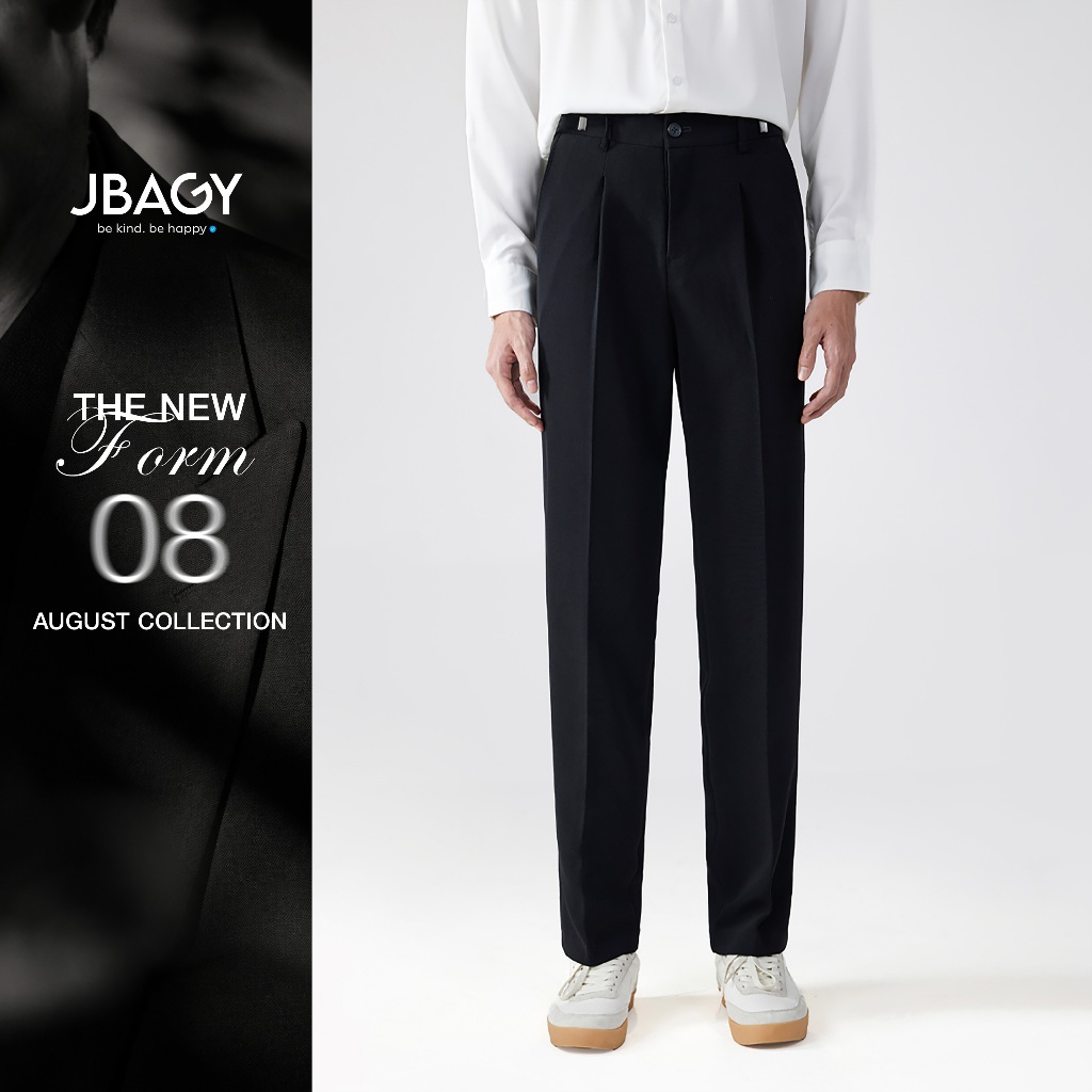 Quần âu nam JBAGY – Smart Pants điều chỉnh cạp, vải Vitex co giãn cao cấp chống nhăn – JA0303