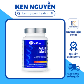CanPrev Adult Multi | Vitamin Tổng Hợp 28 Vitamin & Khoáng Chất Thiết Yếu, Có Lutein, Không Chứa Sắt