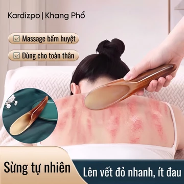 Dụng Cụ Cạo Gió, Day Ấn Huyệt Sừng Trâu Tự Nhiên Massage, Dụng Cụ Diện Chẩn Chuyên Dụng Dành Cho Dưỡng Sinh O106.1