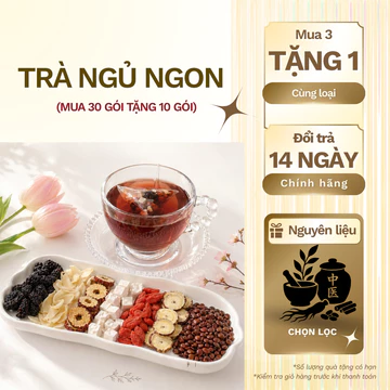 Trà Dâu Tằm Táo Đỏ Kỷ Tử Bách Hợp Phục Linh (30 Gói) - Thanh Nhiệt, Dưỡng tâm, Thư Giãn, Ngủ Ngon - Tiệm Trà Bình An