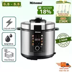 Nồi Áp Suất Điện Mitomo KB5034 - Nấu Nhanh - Hầm Mềm - Tiết Kiệm Thời Gian - Hàng Chính Hãng Bảo Hành 24 Tháng — ảnh 1