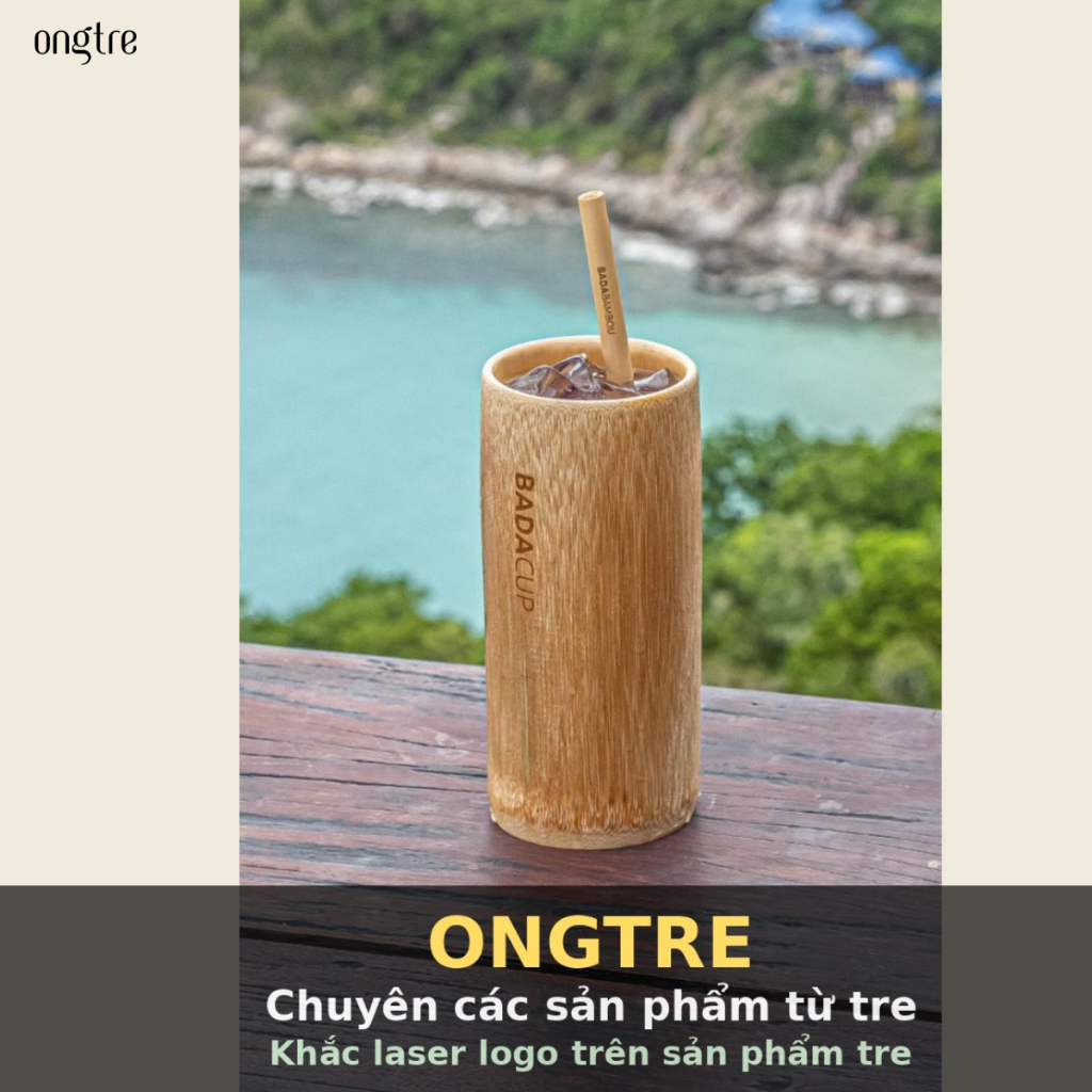 Cốc Tre ONGTRE 200ml-500ml Cao Cấp - Ly Tre Tự Nhiên Chống Mốc, Cốc Uống Nước, Quà Tặng Doanh Nghiệp, Nhà Hàng Khách Sạn
