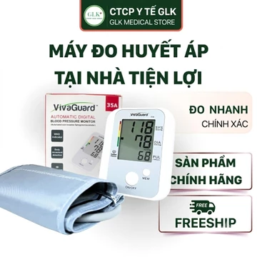 Máy đo huyết áp VivaGuard AS-35A chính hãng cao cấp, Máy đo huyết áp tại nhà tiện lợi, AS-35A