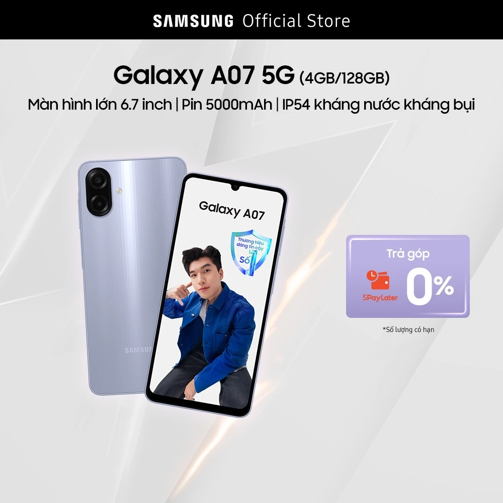 Samsung Galaxy A07 5G mặt trước
