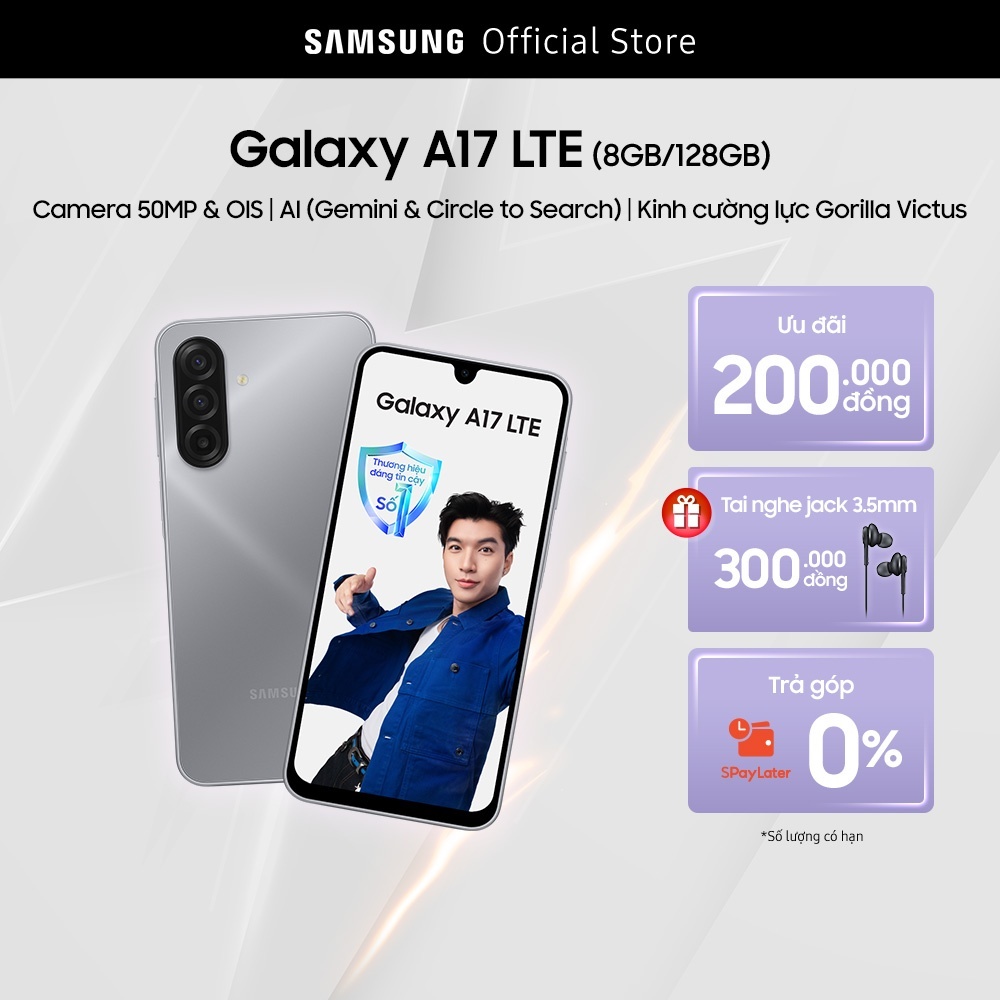 Điện Thoại Samsung Galaxy A17 LTE 8GB/128GB