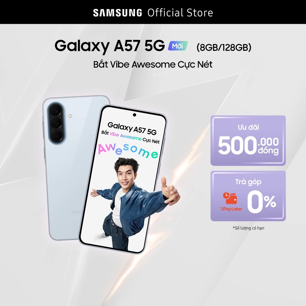 Samsung Galaxy A57 128GB mặt trước