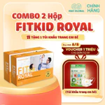 Combo 2 Hộp Men Vi Sinh FIT KID ROYAL - Bổ Sung Bào Tử Lợi Khuẩn - Cho Trẻ Biếng Ăn, Tiêu Hóa Kém (Hộp 20 Ống) + Tặng KT — ảnh 1