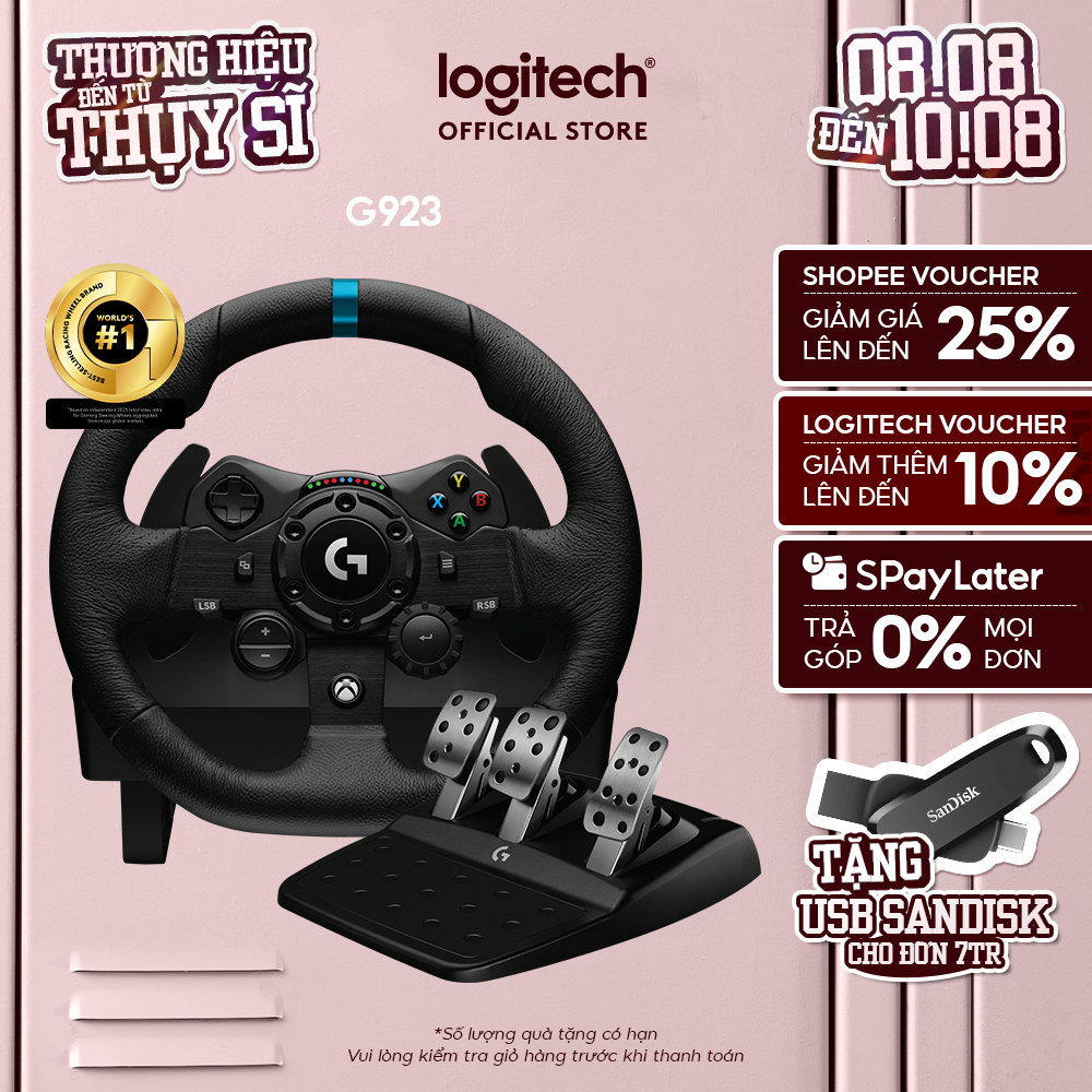 Vô lăng Logitech G923