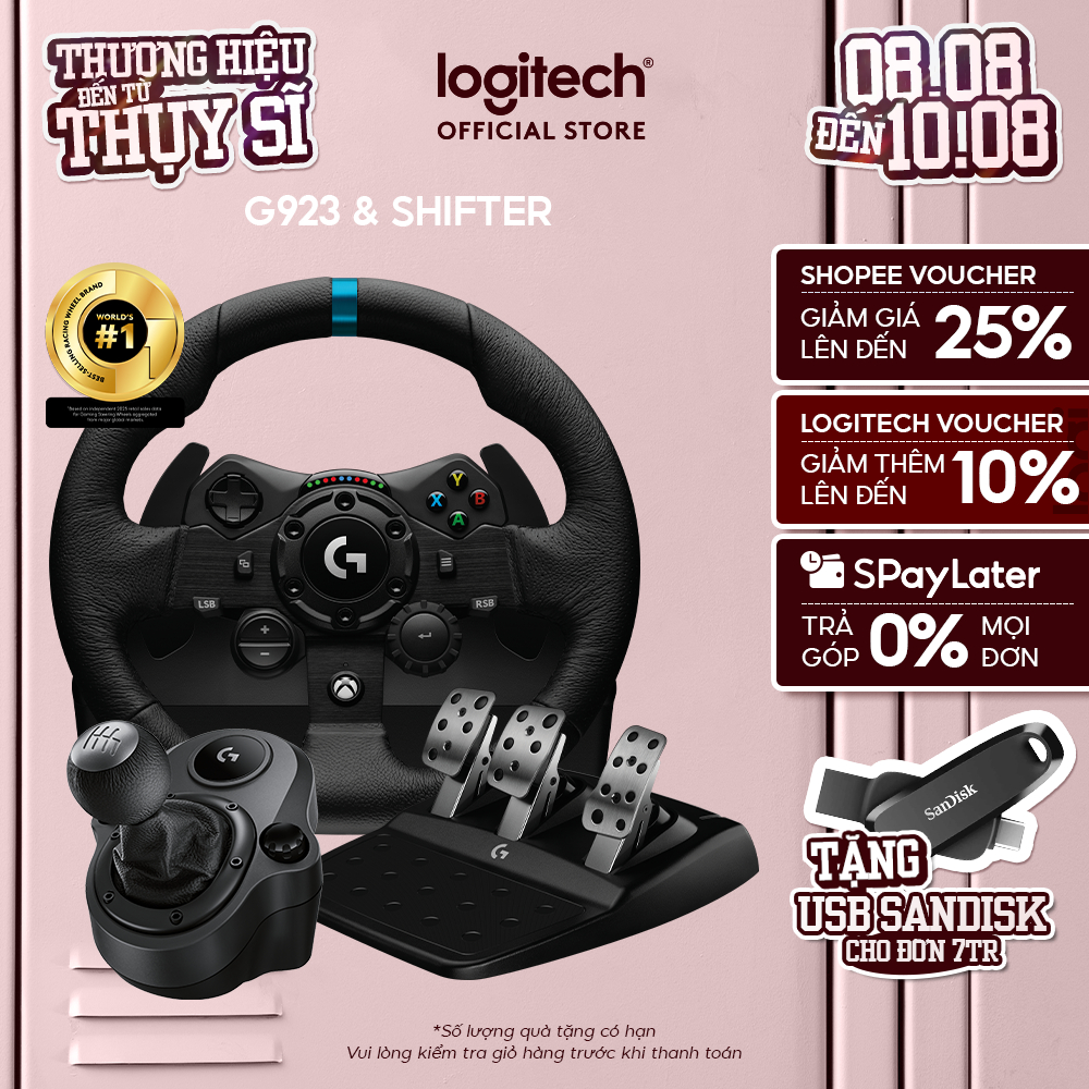 Vô lăng Logitech G923