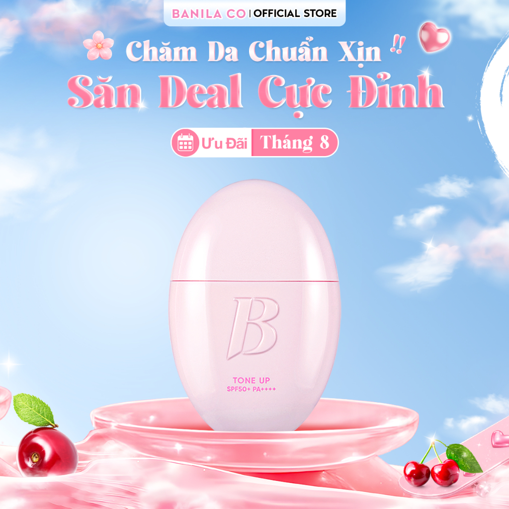 Kem lót chống nắng nâng tông 3in1 BANILA CO All Day Prep Tone Up Base Cream SPF50+ PA++++ 35ml