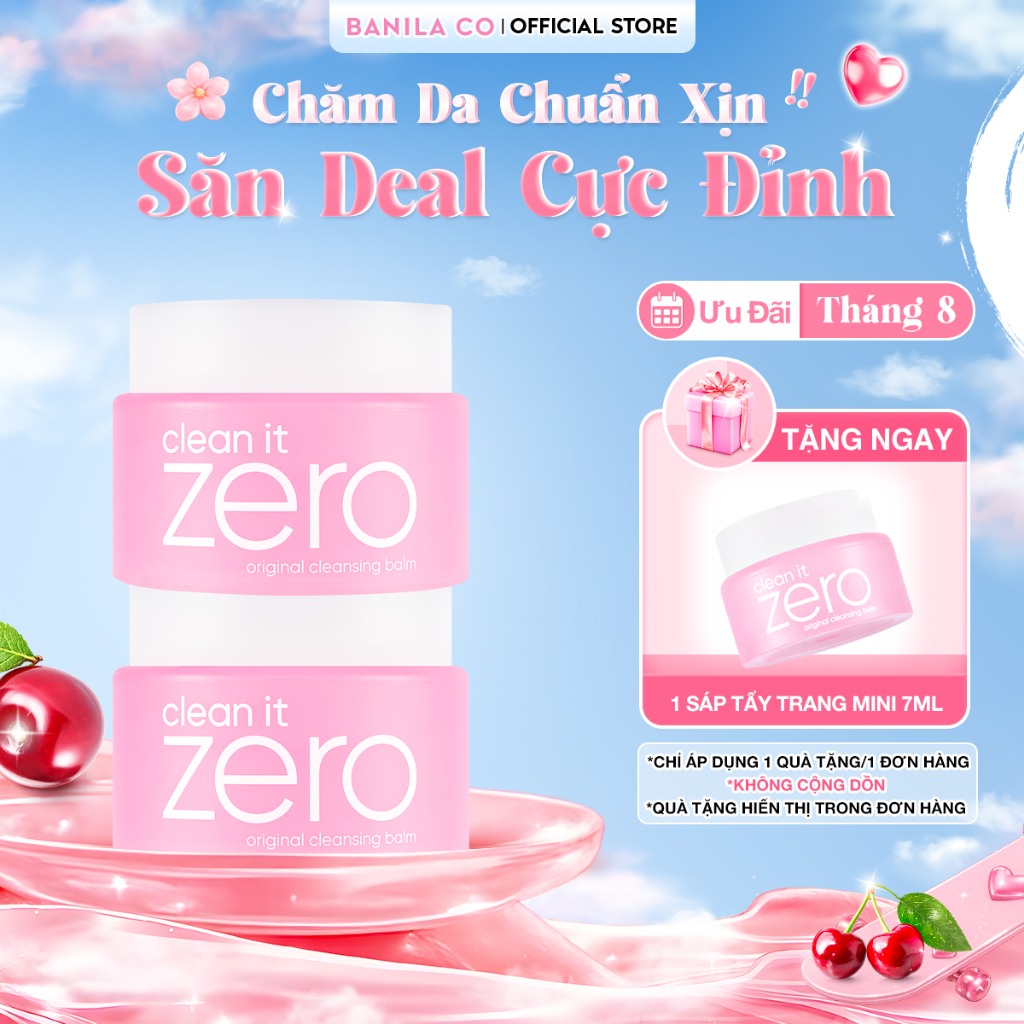 COMBO 2 Sáp tẩy trang BANILA CO 100ML dành cho mọi loại da