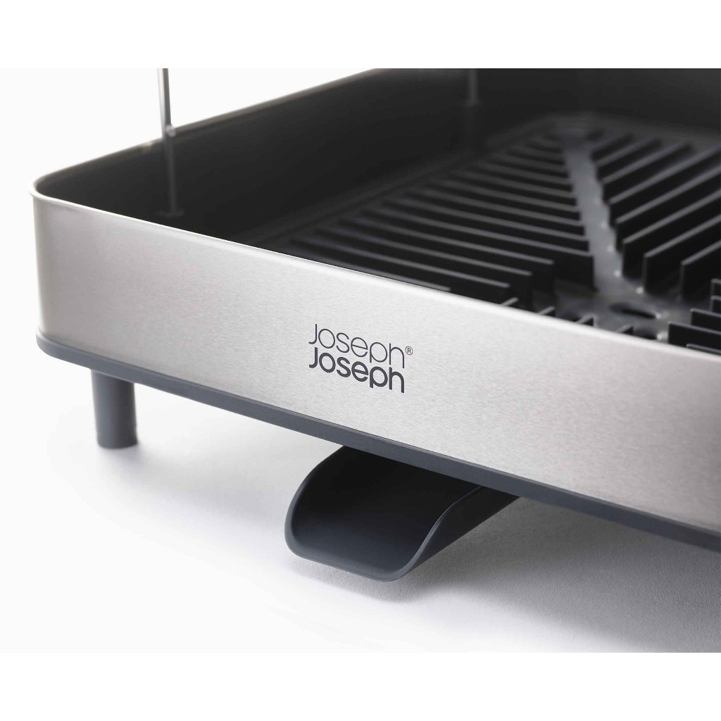 Kệ úp chén bát 2 tầng Joseph Joseph Excel Steel (Grey) 851647,Khay đựng bát đĩa tiện lợi có giá đỡ ly SNTKITCHEN 450215 | BigBuy360 - bigbuy360.vn