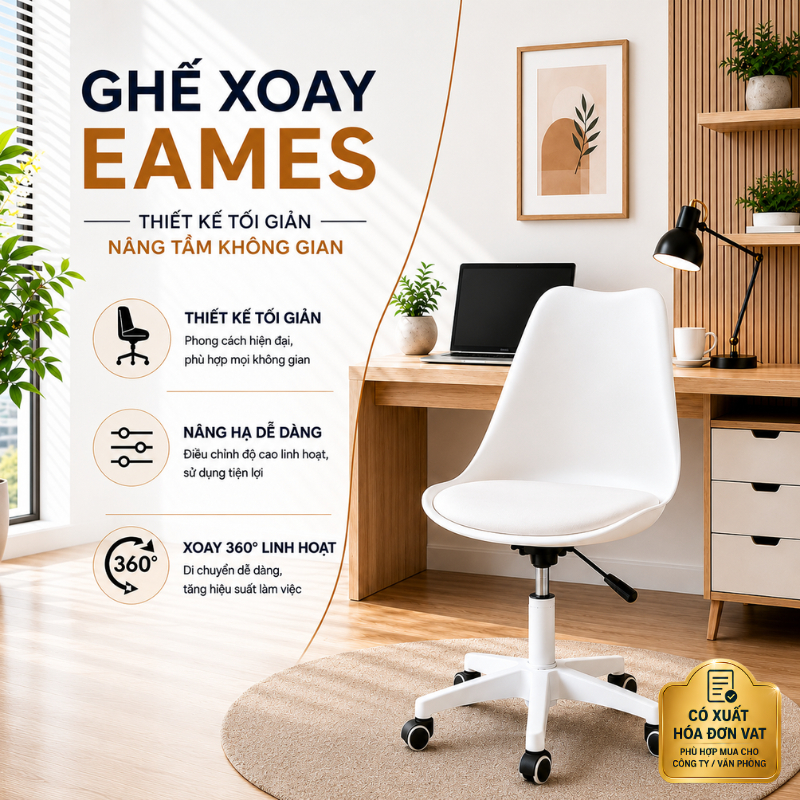 Ghế xoay DawnHome gọn nhẹ