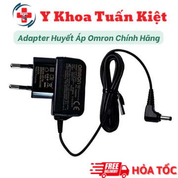 ✅ Bộ đổi nguồn điện Adapter cho máy đo huyết áp Omron (HÀNG CHÍNH HÃNG)