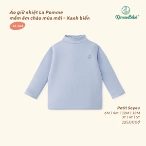 Áo giữ nhiệt La Pomme mềm êm chào mùa mới - Sợi Petit Soyeu thoáng mát - Bé trai/ gái - 6M - 5Y