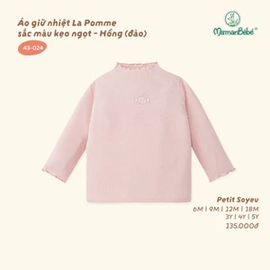 Áo giữ nhiệt La Pomme sắc màu kẹo ngọt - Sợi Petit Soyeu thoáng mát - Bé gái - 6M - 5Y