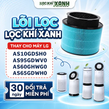 Lõi Lọc Lockhixanh® tương thích Máy Lọc Không Khí LG Puricare 360 Hit, LG 1 tầng, 2 tầng. Lõi lọc Hepa Máy Lọc LG