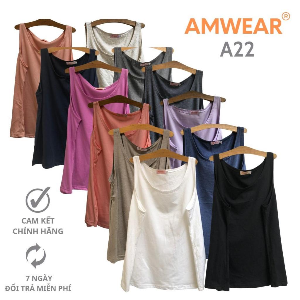 [A22] COMBO 3 - 5 ÁO THUN NỮ BA LỖ AMWEAR CHẤT LIỆU VẢI THUN COTTON