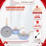 Bộ nồi chảo chống dính Ceramic đáy 6 lớp ăn dặm cho bé La gourmet Baby set - sử dụng được tất cả loại bếp - 417886 — ảnh 1