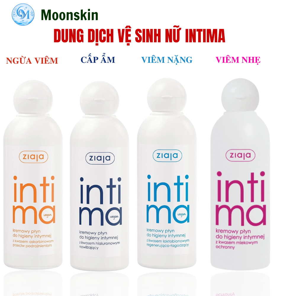 Dung Dịch Vệ Sinh Phụ Nữ Intima Làm Sạch Dịu Nhẹ Dùng Hằng Ngày 200ml
