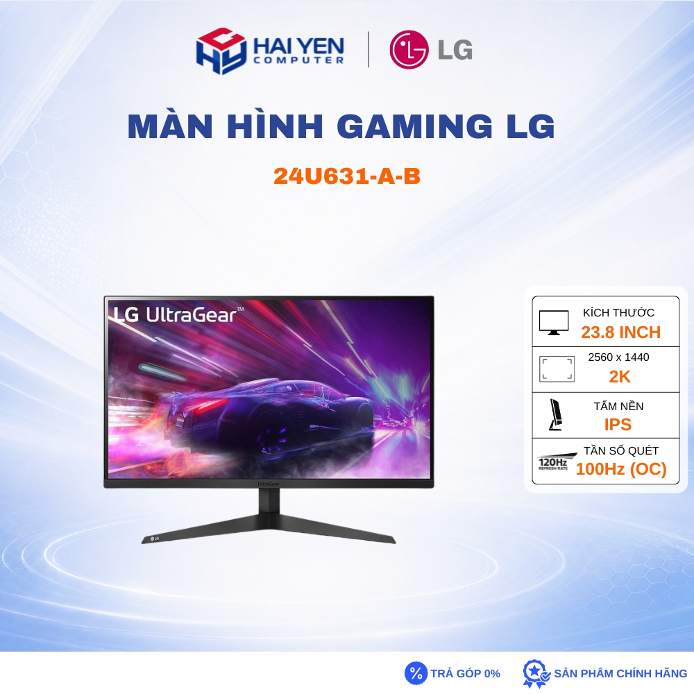 Màn Hình LG 24U631A-B / 23.8 inch - IPS - 2K - 100Hz - 5ms - HDMi - USB C