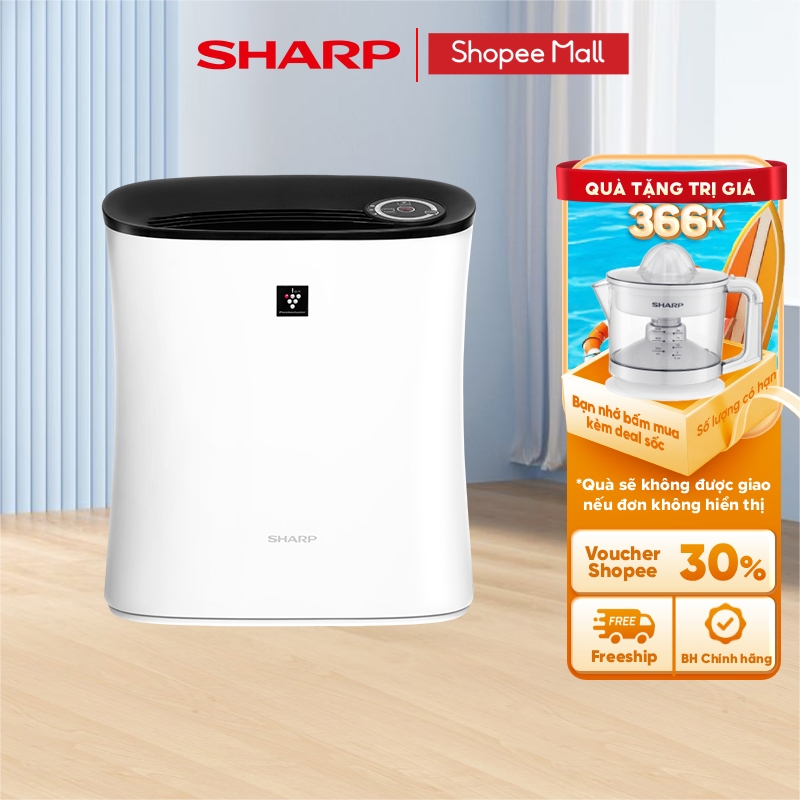Máy Lọc Không Khí Sharp FP-FE33V-B – Công Nghệ Plasmacluster Ion, Phòng 21m²