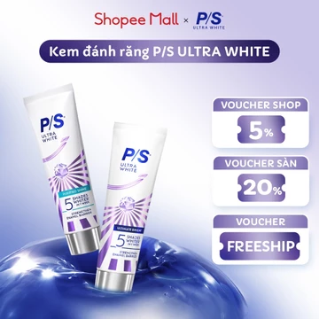 Kem đánh răng P/S Ultra White Trắng Bật 5 Tông 100g