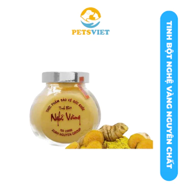 Tinh Bột Nghệ Vàng Nguyên Chất Bột Nghệ Mịn Dùng Pha Uống Chế Biến Thực Phẩm | PETSVIET