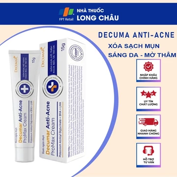 Kem giảm mụn Decumar Anti-Acne 15g Giảm Mụn Mủ Mụn Viêm Gom Cồi Làm Khô Nhân Nhanh