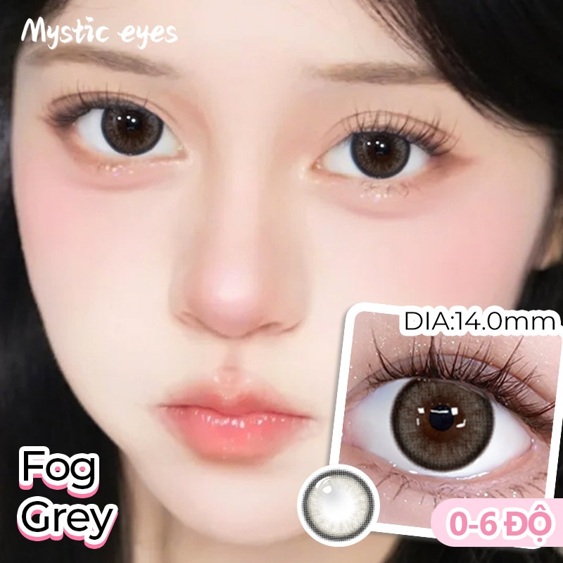 [COD|Mua 2 chỉ  50K] Babygirleyes kính áp tròng 0 độ lens  brown/gray/blue/pink  lens 14.0-14.5mm lens Mắt 6 tháng | BigBuy360 - bigbuy360.vn