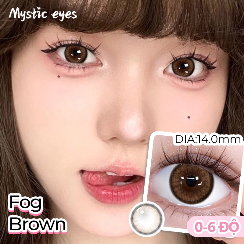 [COD|Mua 2 chỉ  50K] Babygirleyes kính áp tròng 0 độ lens  brown/gray/blue/pink  lens 14.0-14.5mm lens Mắt 6 tháng | BigBuy360 - bigbuy360.vn