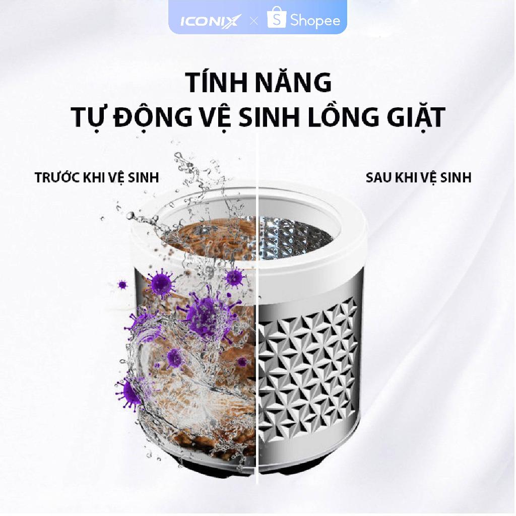 ( BẢN MỚI ) Máy giặt mini ICONIX PLUS 4.5- 5.5kg - hẹn giờ, giặt, vắt, sấy, diệt khuẩn inverter - Bảo Hành 6 Năm | BigBuy360 - bigbuy360.vn