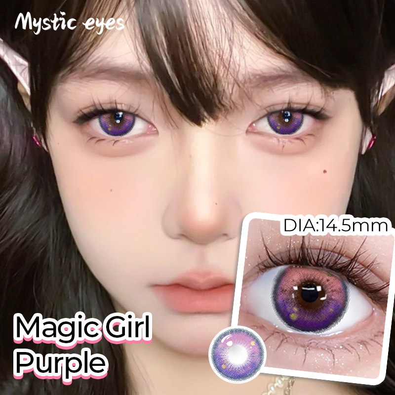 [COD|Mua 2 chỉ  50K] Babygirleyes kính áp tròng 0 độ lens  brown/gray/blue/pink  lens 14.0-14.5mm lens Mắt 6 tháng | BigBuy360 - bigbuy360.vn
