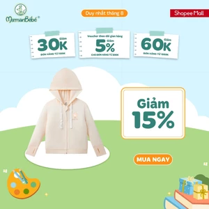 Áo khoác đa năng La Pomme mùa hè tươi mát - Sợi Petit Soyeu thoáng mát – Bé trai/gái - 6M - 5Y